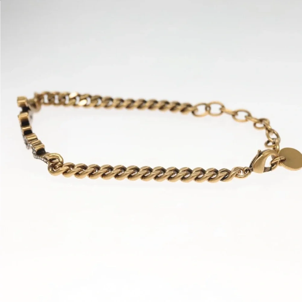 Christian Dior Bracelet brass hardware with Dior dust bag - Picture 2 of 8